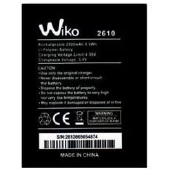 Batería Wiko Jerry 2/Jerry 3/Tommy 3/Lenny 4 (2610) 2500mAh
